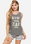 Elisabeti Letter Print Tank Top & Shorts