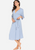 Zerisa Loose V Neck Self Belt Robe