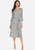 Zerisa Loose V Neck Self Belt Robe