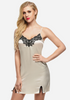 Lesi Spaghetti Strap Satin Nightwear