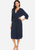 Zerisa Loose V Neck Self Belt Robe