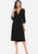 Zerisa Loose V Neck Self Belt Robe