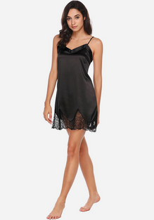 Nova V-Neck Lace Nightgown