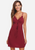 Caswel V-Neck Lace Trim Nightgown