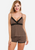 Taren Halter Top With Shorts Pajamas