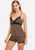 Taren Halter Top With Shorts Pajamas