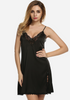 Weslir Deep V-Neck Lace Nightdress