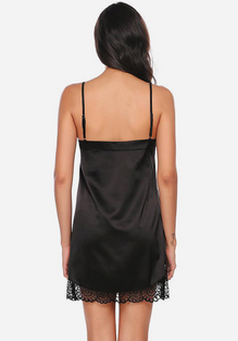 Nova V-Neck Lace Nightgown