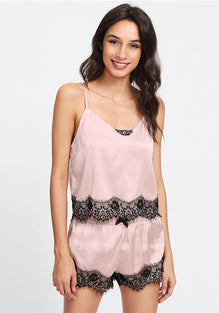 Pappi Satin Cami Pajamas Set