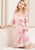 Lace Trim Wrap Sleepwear